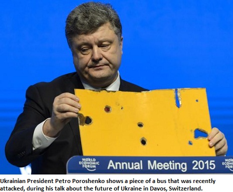 Ukraine`s Poroshenko in Davos: We need help